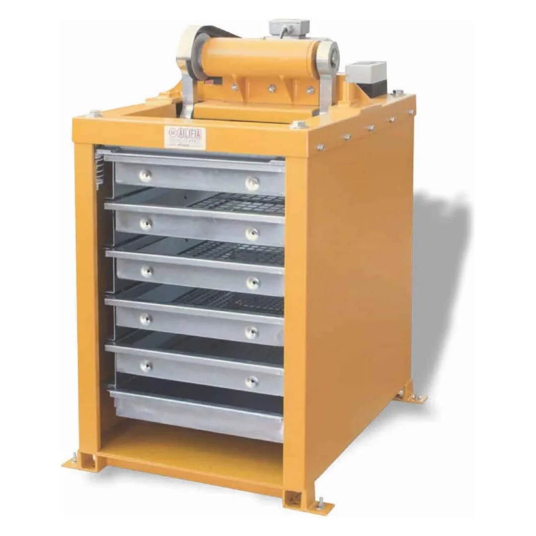 HIGH-CAPACITY SCREEN SHAKER with HYDRAULIC CLAMPING